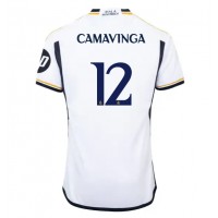 Fotbalové Dres Real Madrid Eduardo Camavinga #12 Domácí 2023-24 Krátký Rukáv